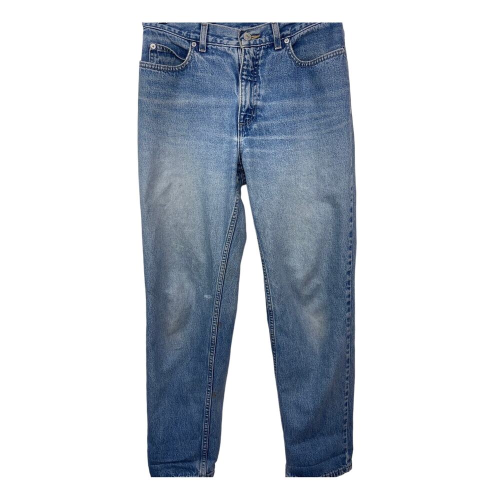 Women's Lands' End Denim Blue Jeans Size 8